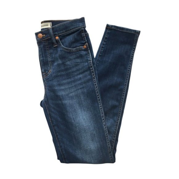 Madewell - 10" High-Rise Skinny Jeans G7391 SU19 | Size 28 | Classic Blue Wash - Picture 4 of 8